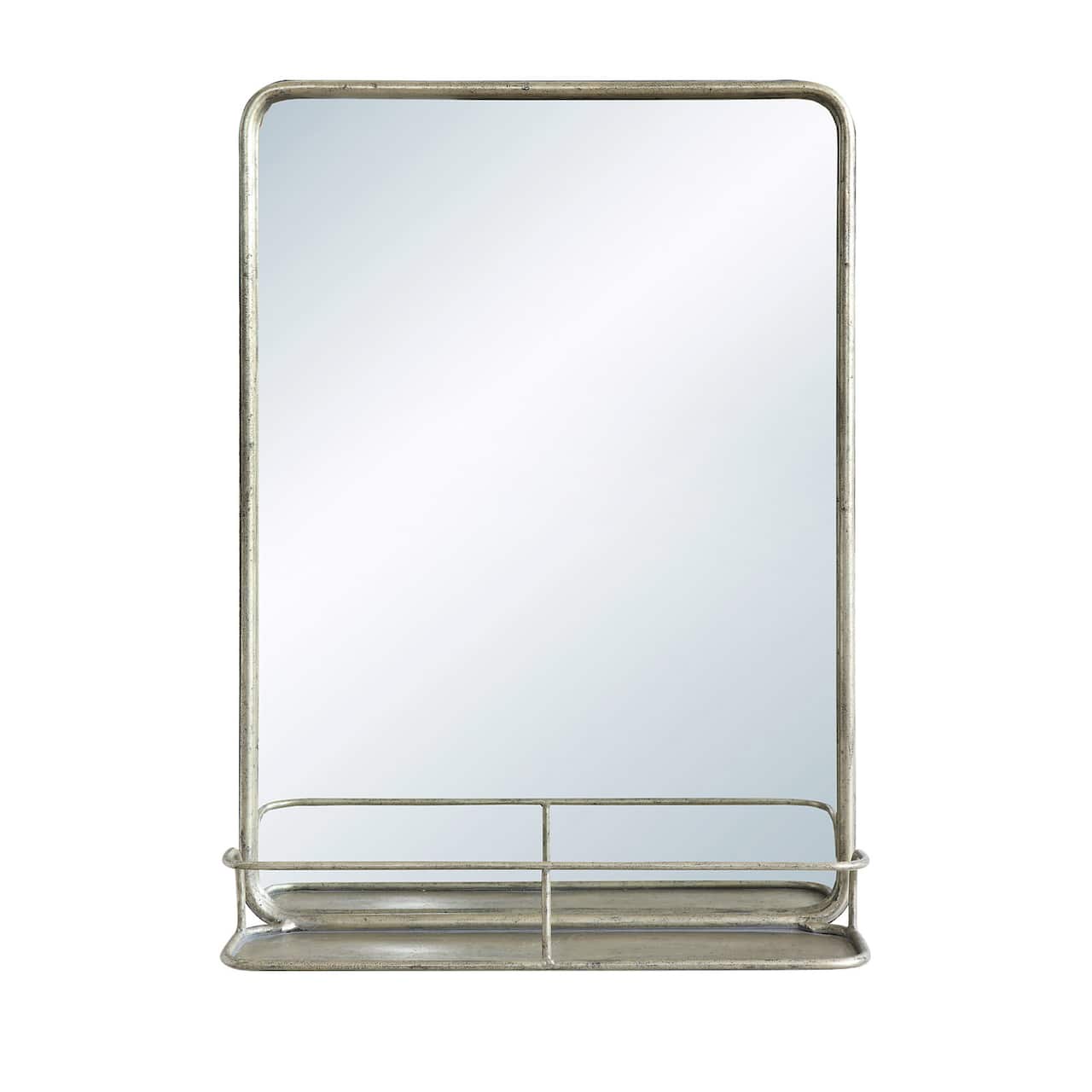 Hello Honey® Gold Rectangle Wall Mirror with Shelf